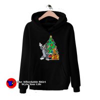 Tom And Jerry Playing Around Christmas Hoodie