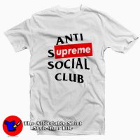 Anti Supreme Social Club Parody T-shirt