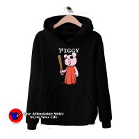 Baseball Bat Piggy Character Unisex Hoodie