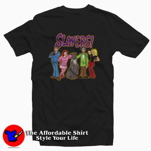 Buffy the Vampire Slayer Scooby Doo Tshirt 500x500 Buffy the Vampire Slayer Scooby Doo T shirt On Sale