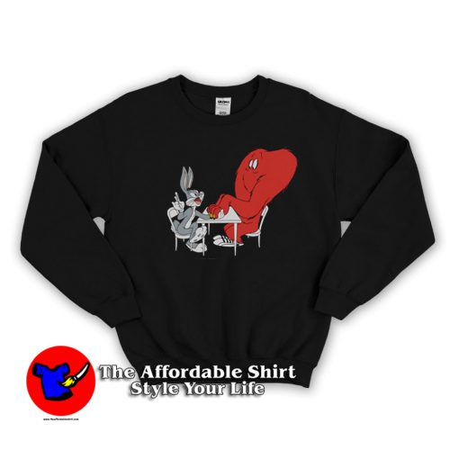 Bugs Bunny and Gossamer 2 Unisex Sweater 500x500 Bugs Bunny and Gossamer 2 Unisex Sweatshirt On Sale