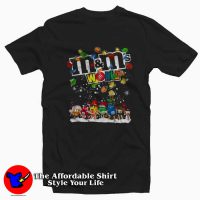 Christmas Lights M&M's World Cartoon T-shirt