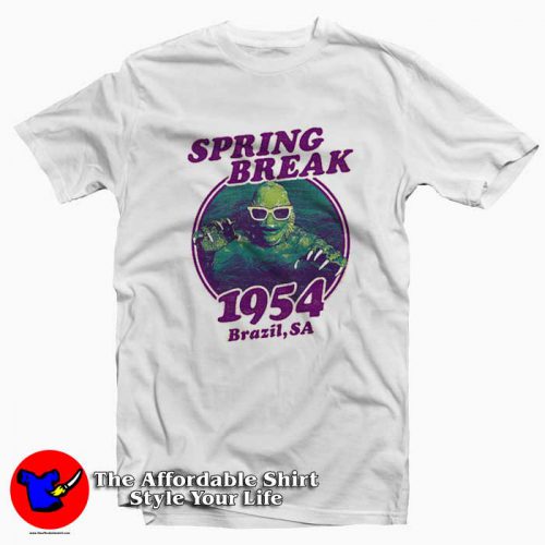 Creature The Black Lagoon Spring Break Tshirt 500x500 Creature The Black Lagoon Spring Break T shirt On Sale