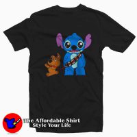 Funny Scooby-Doo and Stitch Friend T-shirt