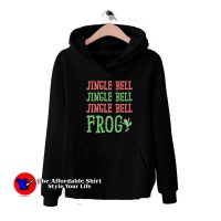 Jingle Bell Frog Funny Christmas Unisex Hoodie