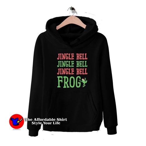 Jingle Bell Frog Funny Christmas Unisex Hoodie 500x500 Jingle Bell Frog Funny Christmas Unisex Hoodie On Sale