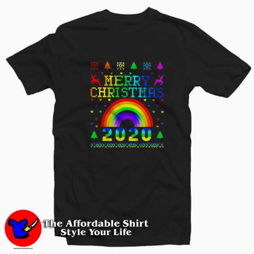 LGBT Pride Merry Christmas Unisex Tshirt 500x500 LGBT Pride Merry Christmas Unisex T shirt On Sale