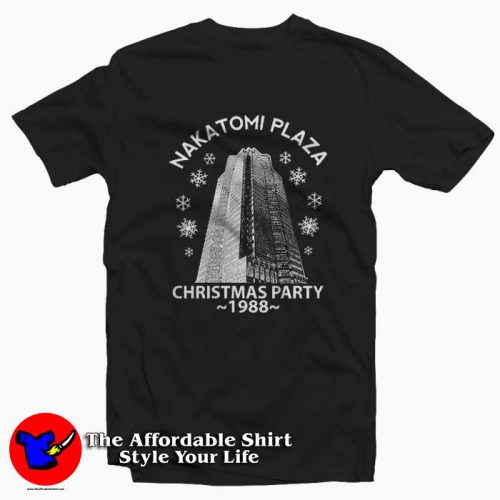 Nakatomi Plaza Christmas Party 1988 Tshirt 500x500 Nakatomi Plaza Christmas Party 1988 T shirt On Sale