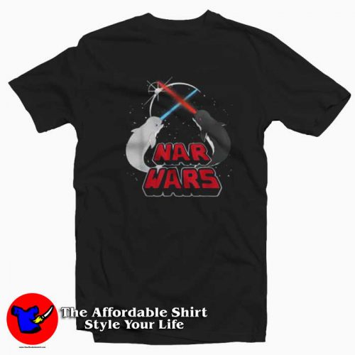 Nar Wars Parody Funny Narwhals Lover Tshirt 500x500 Nar Wars Parody Funny Narwhals Lover T shirt On Sale