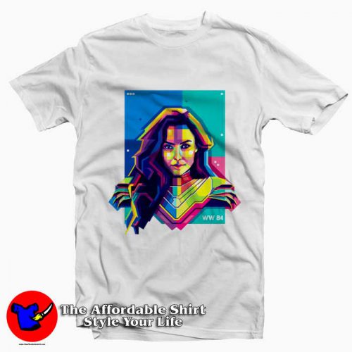 Pop Art Gal Gadot Wonder Women 84 Tshirt 500x500 Pop Art Gal Gadot Wonder Women 84 T shirt On Sale