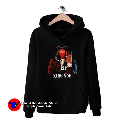 Rip King Von Vintage Rapper Unisex Hoodie 500x500 Rip King Von Vintage Rapper Unisex Hoodie On Sale