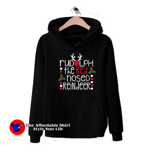 Rudolph the Red Nosed Reindeer Christmas Hoodie 500x500 Rudolph the Red Nosed Reindeer Christmas Hoodie On Sale