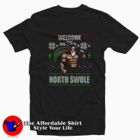 Santa Welcome to North Swole Christmas T-shirt