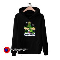 Snoopy Peanuts Seattle Seahawks Christmas Hoodie