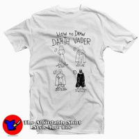 Star Wars How To Draw Darth Vader Tshirt