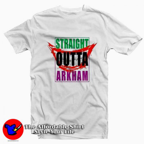 Suicide Squad Joker Straight Outta Arkham Tshirt 500x500 Suicide Squad Joker Straight Outta Arkham T shirt On Sale