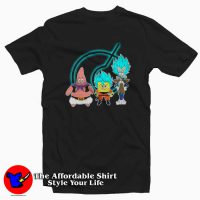 Super Saiyan SpongeBob Patrick Funny T-shirt