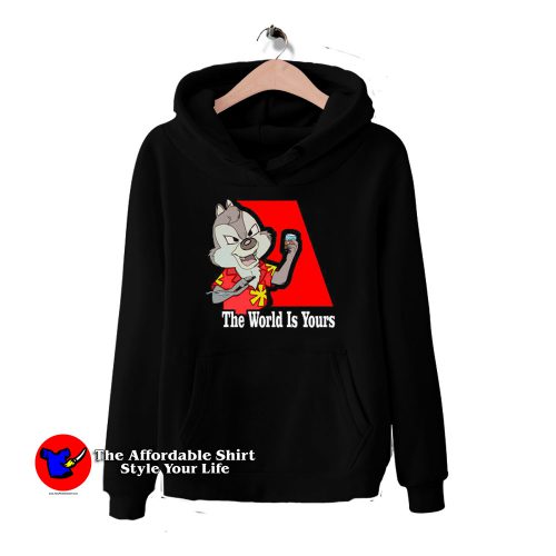 The World Is Yours Chip N Dale Hoodie 500x500 The World Is Yours Chip N Dale Hoodie On Sale