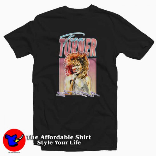 Tina Turner Graphic Art Christmas Unisex Tshirt 500x500 Tina Turner Graphic Art Christmas Unisex T shirt On Sale