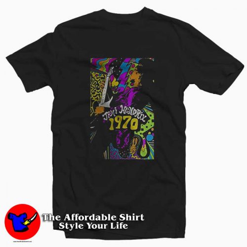 Vintage Jimi Hendrix 1970 Unisex Tshirt 500x500 Vintage Jimi Hendrix 1970 Unisex T shirt On Sale