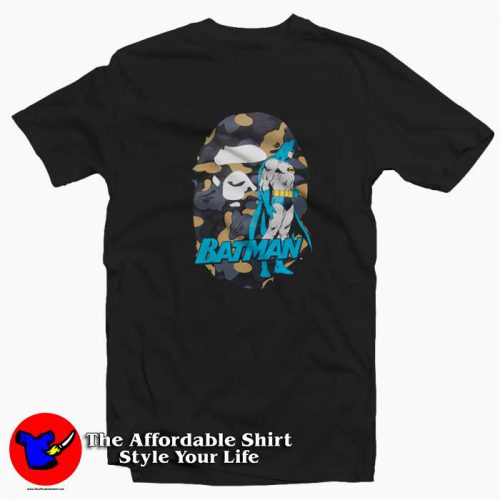 A Bathing Ape x DC Batman Head Unisex T Shirt 500x500 A Bathing Ape x DC Batman Head Unisex T shirt On Sale