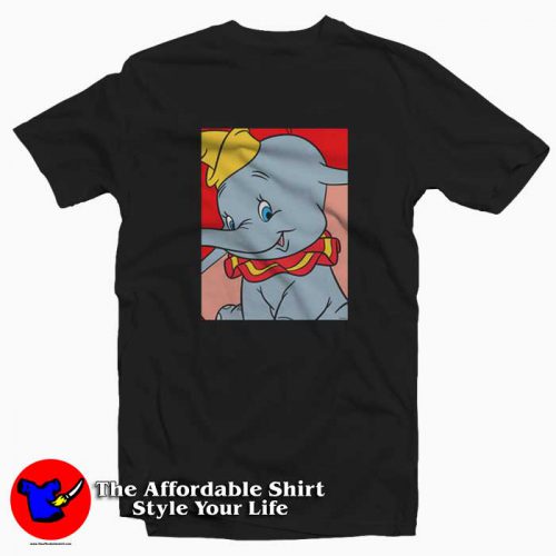 Cute Disney Dumbo Portrait Unisex T Shirt 500x500 Cute Disney Dumbo Portrait Unisex T shirt On Sale