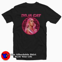 Doja Cat Laser Grid Portrait Unisex T-shirt