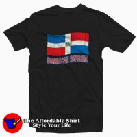 Dominican Republic Flag Distressed Pride T-shirt