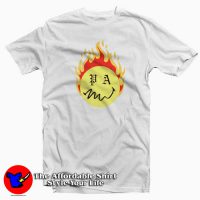 Palm Angels Flame Burning Head T-shirt