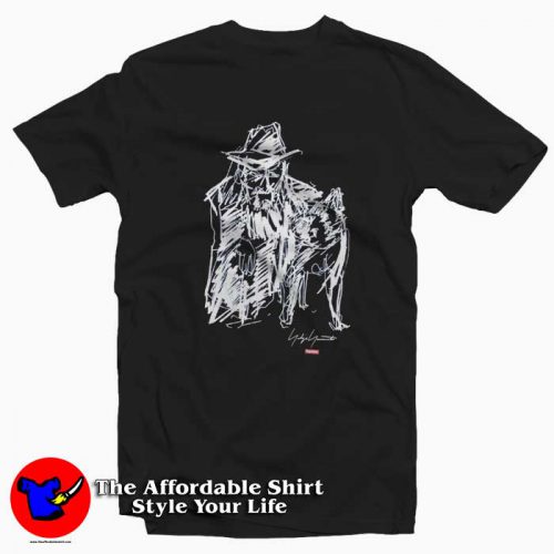 Supreme X Yohji Yamamoto Scribble Portrait T Shirt 500x500 Supreme X Yohji Yamamoto Scribble Portrait T shirt On Sale