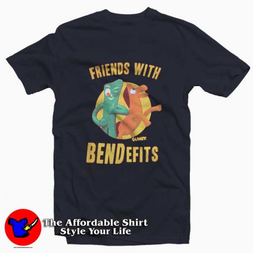 The Gumby Friends with Bendefits T Shirt 500x500 The Gumby Friends with Bendefits T shirt On Sale