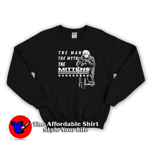 Bernie Sanders The Man The Myth The Mittens Sweatshirt 500x500 Bernie Sanders The Man The Myth The Mittens Sweatshirt On Sale