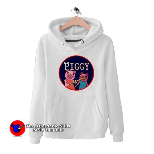 Cartoon Horror Piggy Adult Unisex Hoodie 500x500 Cartoon Horror Piggy Adult Unisex Hoodie On Sale