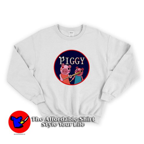 Cartoon Horror Piggy Adult Unisex Sweatshirt 500x500 Cartoon Horror Piggy Adult Unisex Sweatshirt On Sale