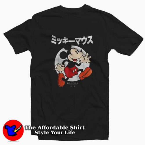 Disney Mickey Mouse And Friends Kanji T Shirt 500x500 Disney Mickey Mouse And Friends Kanji T shirt On Sale