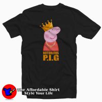 Funny Peppa Pig The Notorious Biggie T-shirt