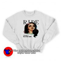 Funny Ride Lana Del Rey Vintage Unisex Sweatshirt