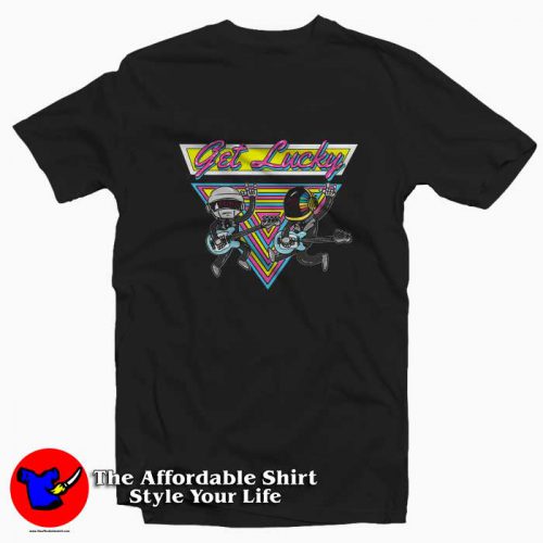 Get Lucky Robot Daft Punk Retro Electronic T Shirt 500x500 Get Lucky Robot Daft Punk Retro Electronic T shirt On Sale