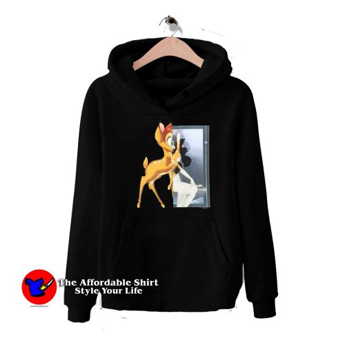 Givenchy Black Bambi Print Unisex Hoodie 500x500 Givenchy Black Bambi Print Unisex Hoodie On Sale