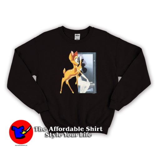 Givenchy Black Bambi Print Unisex Sweatshirt 500x500 Givenchy Black Bambi Print Unisex Sweatshirt On Sale