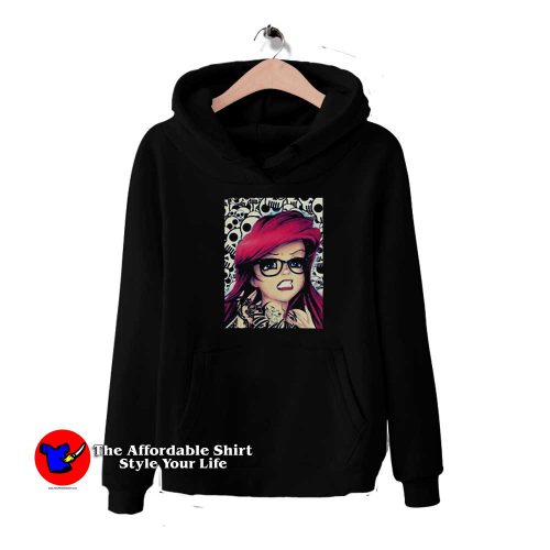 Goth Cute Disney Princess Ariel Unisex Hoodie 500x500 Goth Cute Disney Princess Ariel Unisex Hoodie On Sale