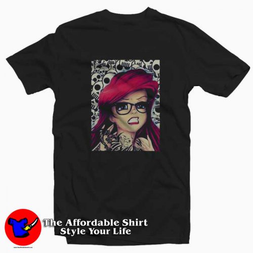 Goth Cute Disney Princess Ariel Unisex T Shirt 500x500 Goth Cute Disney Princess Ariel Unisex T shirt On Sale