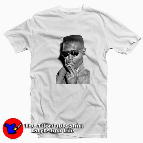 Grace Jones Smoking Old Style Unisex T Shirt 500x500 Grace Jones Smoking Old Style Unisex T shirt On Sale