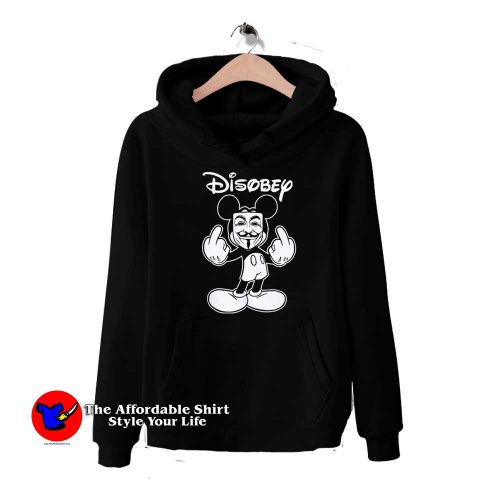 Mickey Mouse Disobey Anonymous Mask Hoodie 500x500 Mickey Mouse Disobey Anonymous Mask Hoodie On Sale