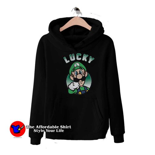 Nintendo Super Mario Lucky Luigi Unisex Hoodie 500x500 Nintendo Super Mario Lucky Luigi Unisex Hoodie On Sale