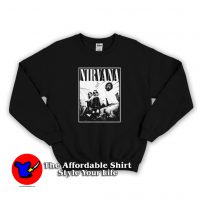 Nirvana Kurt Cobain Dave Grohl Group Photo Sweatshirt