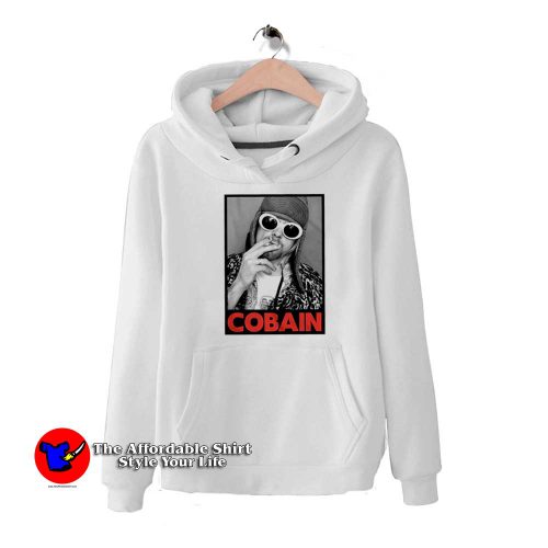 Nirvana Kurt Cobain Smoking Portrait Hoodie 500x500 Nirvana Kurt Cobain Smoking Portrait Hoodie On Sale