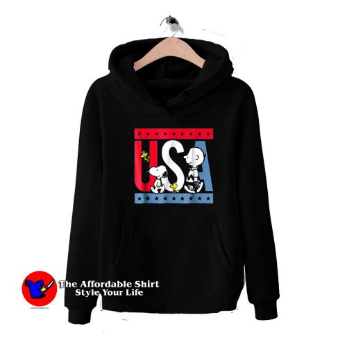 Peanuts Snoopy Americana USA Unisex Hoodie 500x500 Peanuts Snoopy Americana USA Unisex Hoodie On Sale