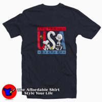 Peanuts Snoopy Americana USA Unisex T-shirt