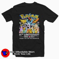 Pokemon 25th Anniversary 1996 - 2021 T-shirt